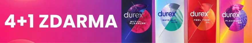 Akce na kondomy Durex: 4+1 zdarma – Lovesexshop.cz sex shop
