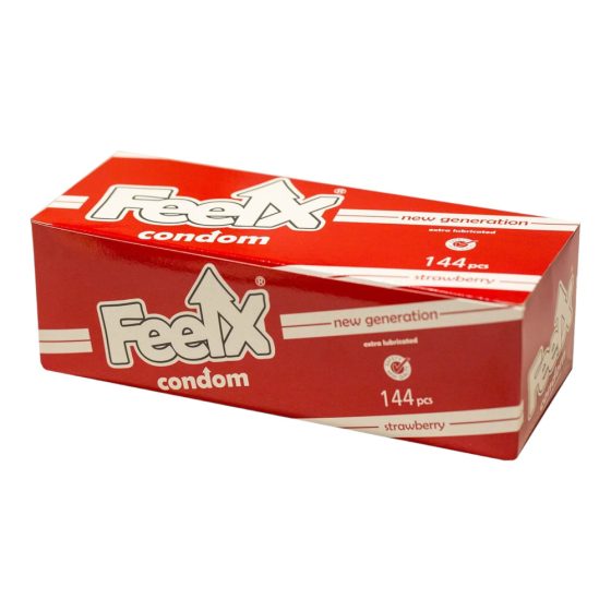 Kondomy FeelX - jahoda (144ks)