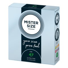 Mister Size tenký kondom - 47mm (3ks)