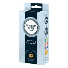 Mister Size tenký kondóm - 53mm (10ks)