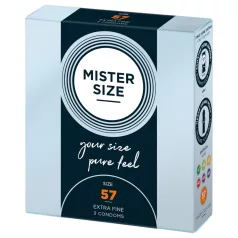 Mister Size - kondom extra tenký - 57 mm - 3 ks
