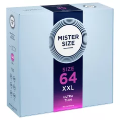 Mister Size - extra tenký kondom - 64 mm - 36 ks