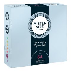 Mister Size tenký kondóm - 64mm (36ks)