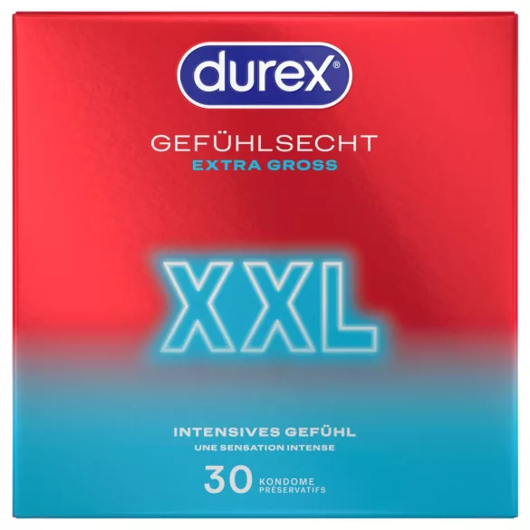 Durex - XXL kondomy (30 ks)