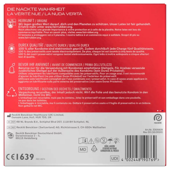 Durex - XXL kondomy (30 ks)