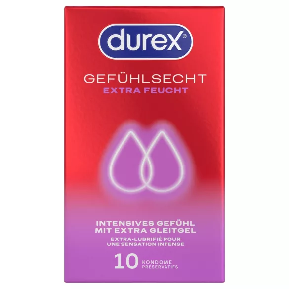 Durex - extra lubrikovaný kondom (10 ks)