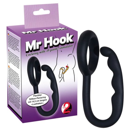 You2Toys Mr.Hook - krúžok na penis so stimulátorom