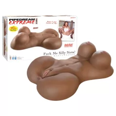   Pipedream Fuck Me Silly Sista - hnědý ženský torzo masturbátor (5,7 kg)