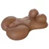 Fuck Me silly Sista - masturbátor - ženský torzo - hnědá