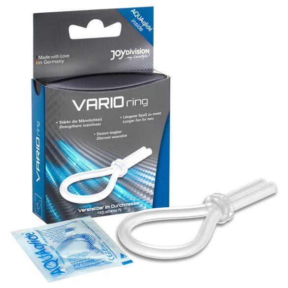 JoyDivision VARIOring erekční kroužek - průhledný