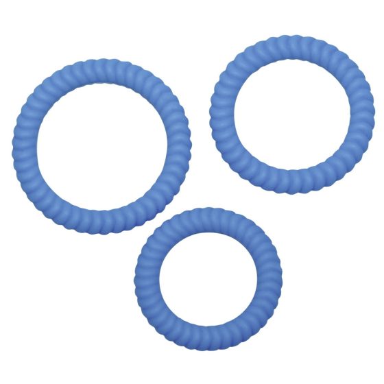 You2Toys Lust Blue 3 - krúžky na penis modré