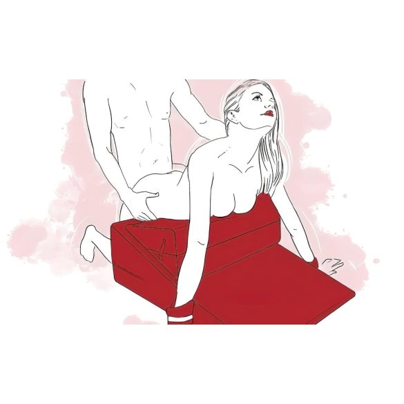 Liberator - sada černých polštářů na sex