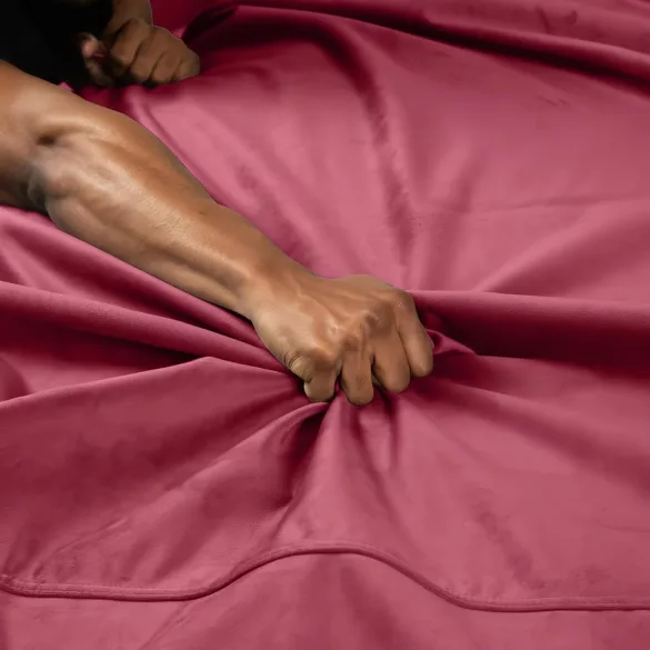 Liberator - sex deka - nepropustná mikroplyšová - červená
