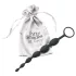 Fifty Shades of Grey - anální dildo s korálky - šedá