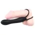 You2Toys - Anální dildo a erekční kroužek - černá