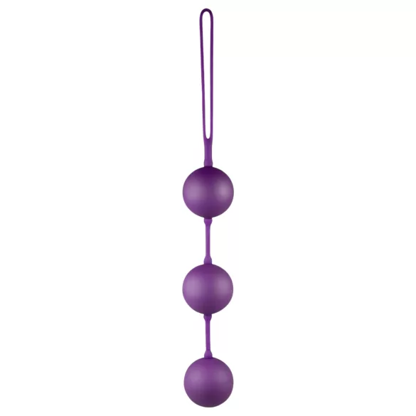 You2Toys - venušiny kuličky trojitá - sametová fialová