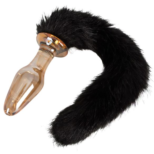 You2Toys - Skleněný anální kolík s ocasem kočky