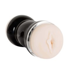 You2Toys - vagína a anál - dvojitý masturbátor - černý