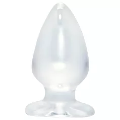   Křišťálově čistý - velký anální kolík - průhledný