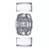Fleshlight Quickshot Vantage - cestovní masturbátor - průhledný