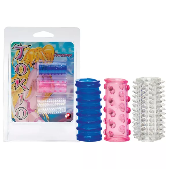You2Toys - sada japonských návleků na penis - 3 ks