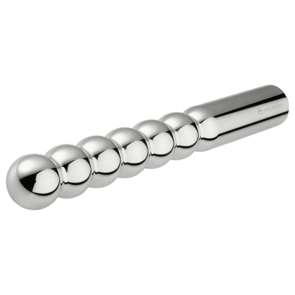 mystim Bal(l)zac - elektro dildo s kuličkami - kov