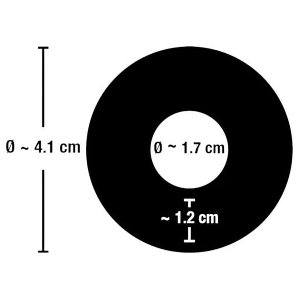 You2Toys - erekční kroužek - silikonový - průhledný