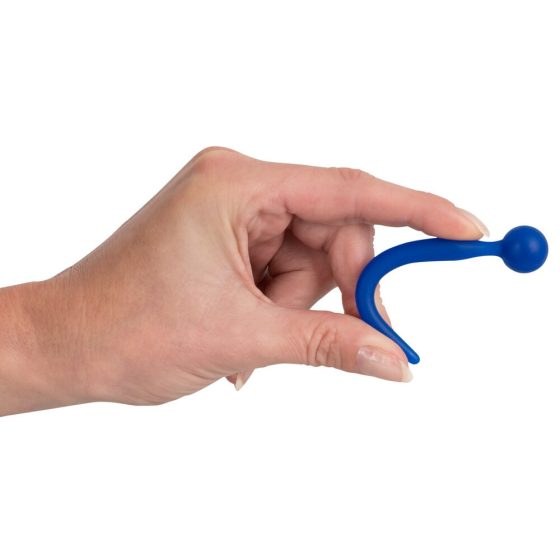 Dilatory Sperm Stopper - dilatory s kuličkami na povrchu (modrý)