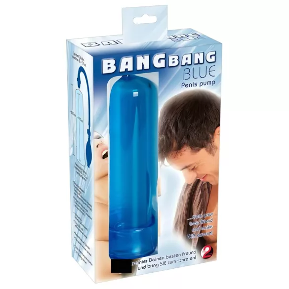 Bang Bang - vakuová pumpa na penis - modrá