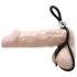 You2Toys - nastavitelný trojitý erekční kroužek na penis a varlata - černý