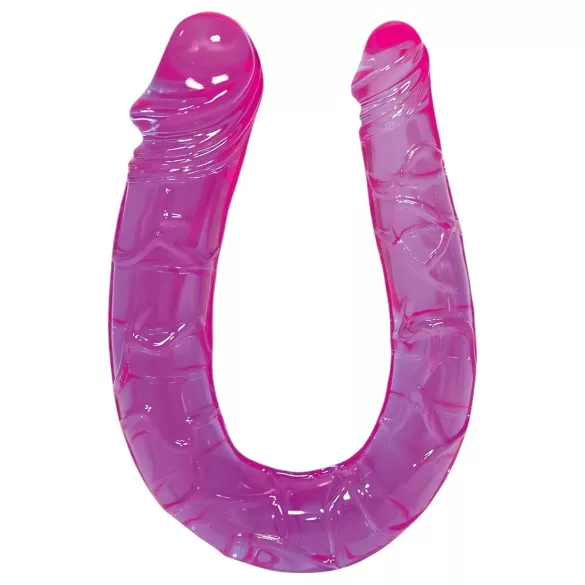 You2Toys - dvojitý dildo - ohebný - silikon