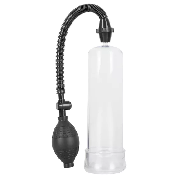 Bang Bang - vakuová pumpa na penis - průhledná