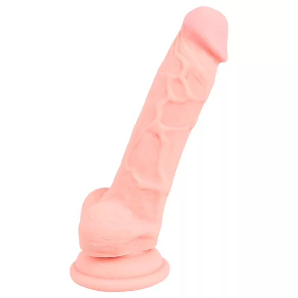 Medical - dildo z lékařského silikonu 18 cm - tělová