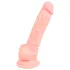 Medical - dildo z lékařského silikonu 18 cm - tělová