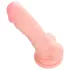 Medical - dildo z lékařského silikonu 18 cm - tělová