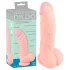 Medical - dildo z lékařského silikonu 20 cm - tělová barva