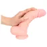Medical - dildo z lékařského silikonu 20 cm - tělová barva