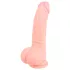 Medical - dildo z lékařského silikonu 20 cm - tělová barva