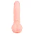 Medical - dildo z lékařského silikonu 20 cm - tělová barva