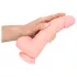 Medical - dildo z lékařského silikonu 20 cm - tělová barva