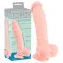 Medical - dildo z lékařského silikonu - realistické 24 cm - tělová barva