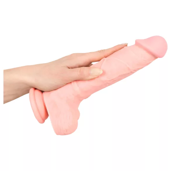 Medical - dildo z lékařského silikonu - realistické 24 cm - tělová barva