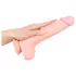 Medical - dildo z lékařského silikonu - realistické 24 cm - tělová barva