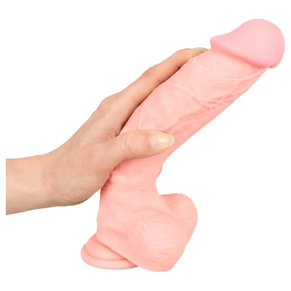 Medical - dildo z lékařského silikonu - realistické 24 cm - tělová barva
