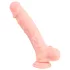 Medical - dildo z lékařského silikonu - realistické 24 cm - tělová barva
