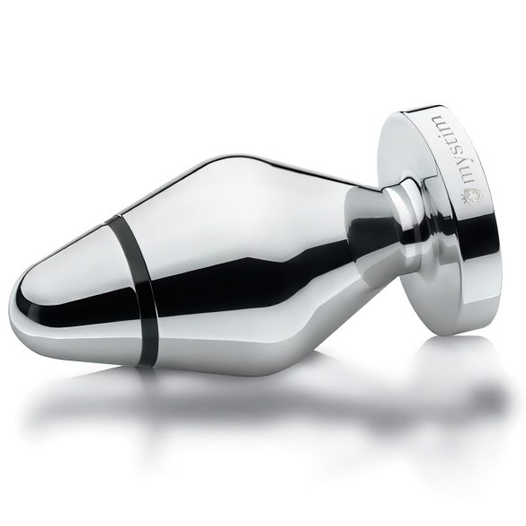 mystim Little John - elektro anální kolík - velký - stříbrný