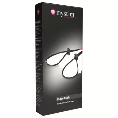 mystim Rodeo Robin - elektro kroužek na penis a varlata