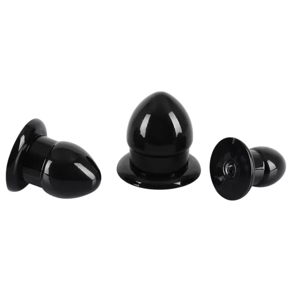 You2Toys - anální kolík sada - 3 ks - černý