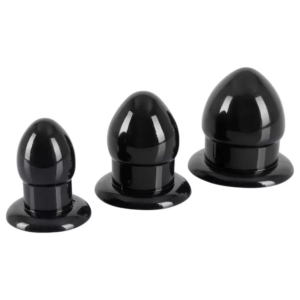 You2Toys - anální kolík sada - 3 ks - černý