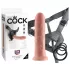 King Cock - připínací dildo - realistické - tělová